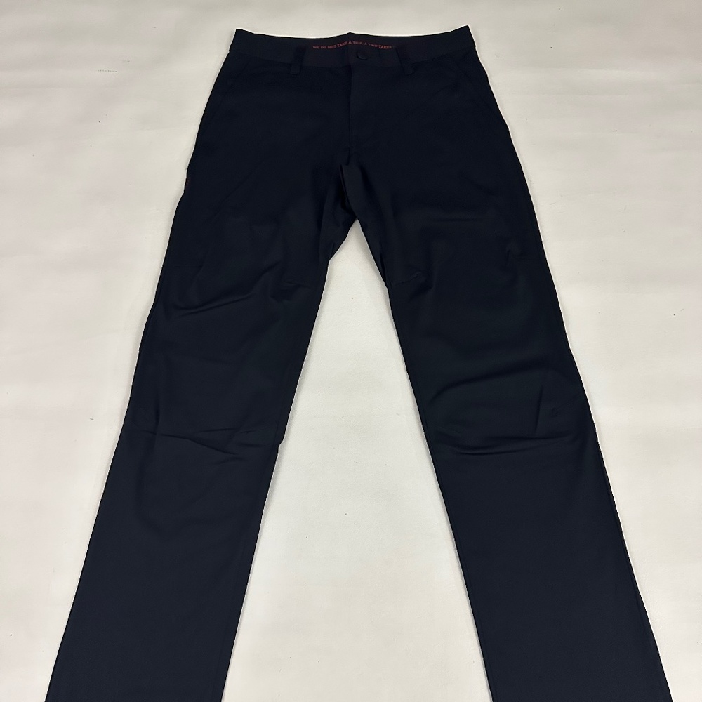 New RHONE COMMUTER Pants Size 28 Black Gusset 5 Pocket Activewear Men's